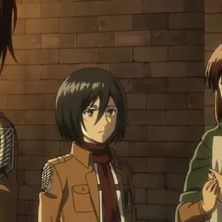 🧣 emoji [Mikasa Ackerman] Telegram sticker 19 of 57