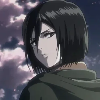 🧣 emoji [Mikasa Ackerman] Telegram sticker 16 of 57