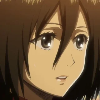 🧣 emoji [Mikasa Ackerman] Telegram sticker 5 of 57