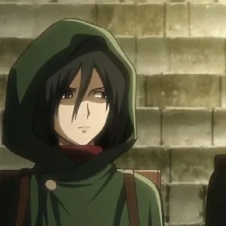 🧣 emoji [Mikasa Ackerman] Telegram sticker 14 of 57