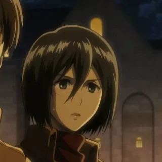 🧣 emoji [Mikasa Ackerman] Telegram sticker 15 of 57