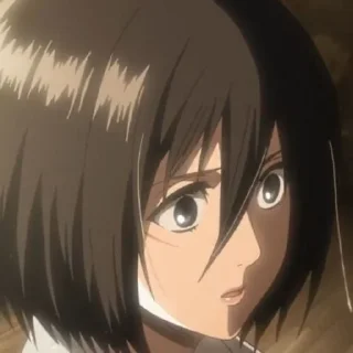 🧣 emoji [Mikasa Ackerman] Telegram sticker 7 of 57