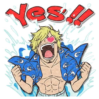 😍 emoji ONE PIECE's Summer @Nekostickerss Telegram sticker 13 of 41