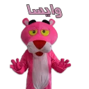 😐 emoji پلنگ صورتی خارکسه 😎 by @sepehrza Telegram sticker 13 of 52