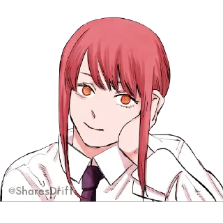 👽 emoji Chainsaw Man - @OtakusDrift - @SharesDrift Telegram sticker 17 of 34