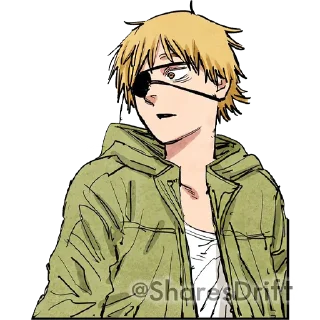 👀 emoji Chainsaw Man - @OtakusDrift - @SharesDrift Telegram sticker 7 of 34