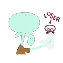 Sticker from Squidward🐙- @MochaStickers