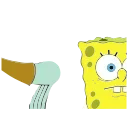🍑 emoji Squidward🐙- @MochaStickers Telegram sticker 10 of 16