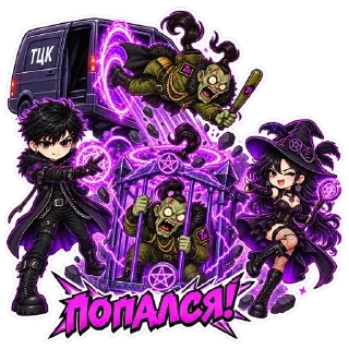 🪤 emoji Колдуны против Зе & ТЦК - @HouseVKbot Telegram sticker 23 of 44