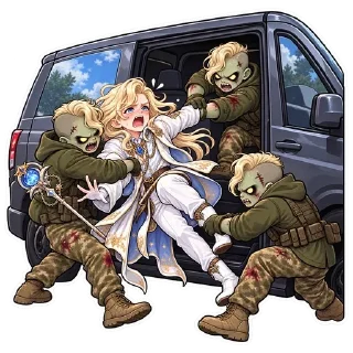 🧟 emoji Колдуны против Зе & ТЦК - @HouseVKbot Telegram sticker 1 of 44