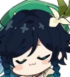 😌 emoji Venti by @ChunchunMarco Telegram sticker 23 of 86