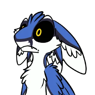 😦 emoji Ears Plenty, Head Empty Telegram sticker 7 of 92