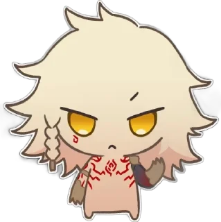 🌟 emoji Chibi Chibi Telegram sticker 6 of 12