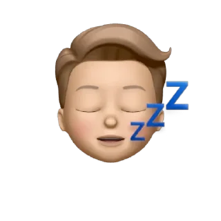😴 emoji @chriptico memoji - pack Telegram sticker 7 of 45