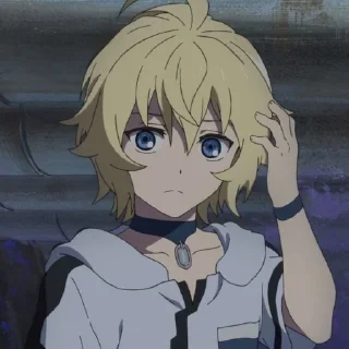 😶 emoji ♡owari no seraph @stickerspackanime Telegram sticker 17 of 120