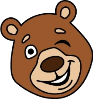 😉 emoji Медведь @modnyashki_vip Telegram sticker 7 of 25