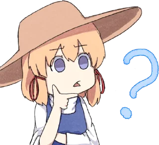 🤔 emoji Suwako Moriya Pack - @bourros Telegram sticker 22 of 25