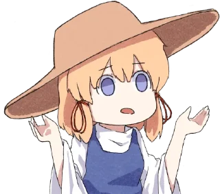 🤷‍♂️ emoji Suwako Moriya Pack - @bourros Telegram sticker 21 of 25