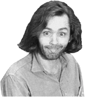Sticker from Charles Manson