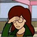 😐 emoji Daria Telegram sticker 4 of 47