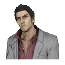 😟 emoji Yakuza Kiryu Telegram sticker 8 of 20