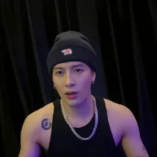 😕 emoji 💙 @jackson_wang7 💜 Telegram sticker 9 of 30