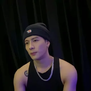 😐 emoji 💙 @jackson_wang7 💜 Telegram sticker 15 of 30