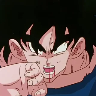 🍖 emoji Goku @Dragon_Ball_Myth Telegram sticker 7 of 50
