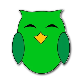 Sticker from owls