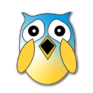 😱 emoji owls Telegram sticker 17 of 60
