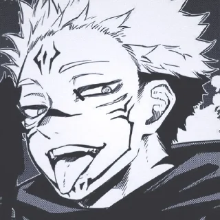🌟 emoji ⌜ Sukuna 🔥 ⌟  ᨒ @KurumiFan ⛩️ Telegram sticker 24 of 30