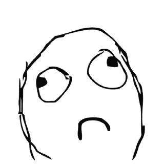 😞 emoji Old meme - @Gatta_Strafatta Telegram sticker 16 of 53
