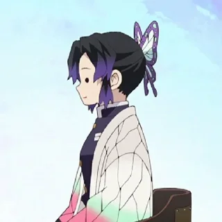 🦋 emoji 胡蝶 しのぶ || @BrokenBat Telegram sticker 22 of 111