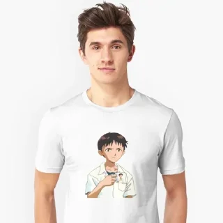 😐 emoji Shinji with a fucking cup Telegram sticker 15 of 26