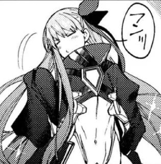 Sticker from Melt SERAPH manga pack
