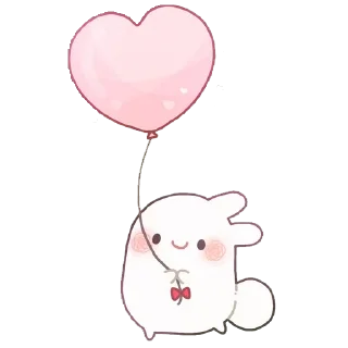 ❤️ emoji 🐾Kawaii @Lindadotwav Telegram sticker 24 of 37