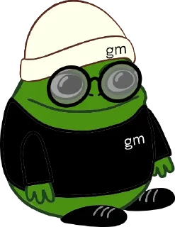 👓 emoji $GM Telegram sticker 24 of 41