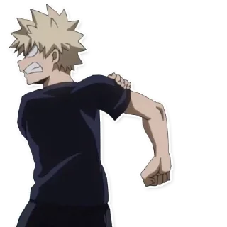 😡 emoji My Hero Academia Telegram sticker 23 of 25