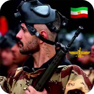 🫥 emoji Long live Iran! Telegram sticker 21 of 112