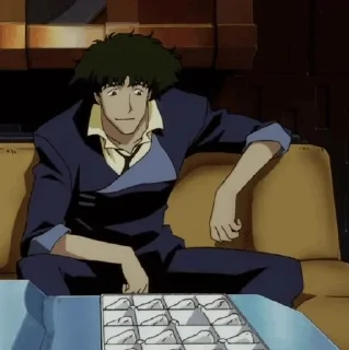 🛸 emoji | Spike spiegel |🚀¦ @johan_sticker ¦ Telegram sticker 20 of 120