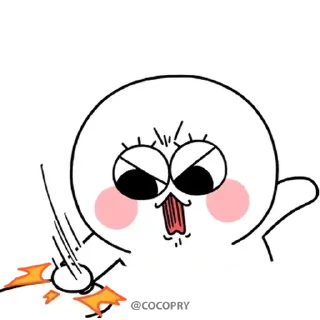 😡 emoji Donggeuri- @MochaStickers Telegram sticker 24 of 96