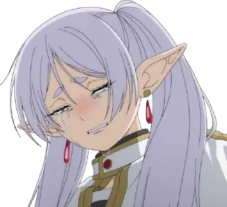 😭 emoji Sousou no Frieren | @StickersOfAstora Telegram sticker 10 of 50
