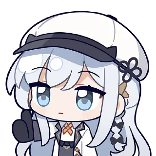 👍 emoji 米汀Nagisa直播间表情 Telegram sticker 11 of 30