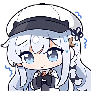 😨 emoji 米汀Nagisa直播间表情 Telegram sticker 9 of 30