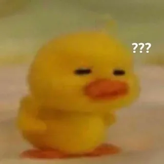 🤏 emoji Duck Telegram sticker 12 of 23