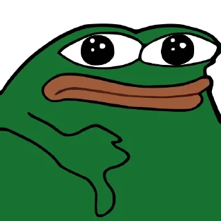 👎 emoji Hmm @PeepoHD Telegram sticker 17 of 79
