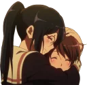 🤗 emoji Asuka Tanaka Telegram sticker 23 of 40
