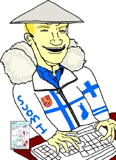 Sticker from Finland | @wojak_history