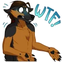 😱 emoji Raven Telegram sticker 10 of 72