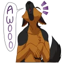 🐺 emoji Raven Telegram sticker 5 of 72